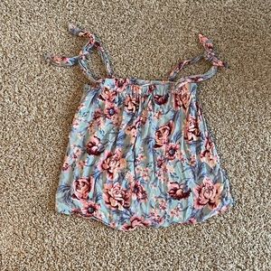 Floral off the shoulder blouse